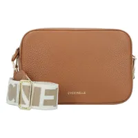 Coccinelle Tebe Umhängetasche Leder 18 cm braun