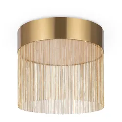 Maytoni Moderne Deckenleuchte Imaginary LED incl. Gold aus Glas , Metall Energieeffizient 18W für Küche, Schlafzimmer, Wohnzimmer, Esszimmer, Lobby