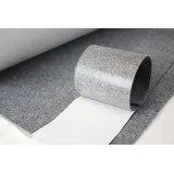 Filz Technisch Moebelgleiter Meterware Filzstoff 3,5mm Dick Stark Selbstklebend 0,5 lfm (Grau, 50x100cm)