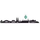 wall-art Wandtattoo »Fußball Werder Bremen Logo«, (1 St.), selbstklebend, entfernbar, bunt