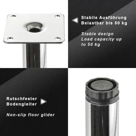 SOTech Möbelfuß LIMA 120 mm Ø 25 mm