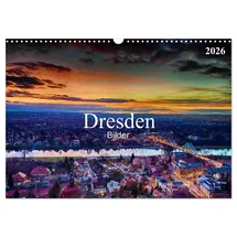 Calvendo Dresden Bilder 2026 (Wandkalender 2026 DIN A3 quer), CALVENDO Monatskalender