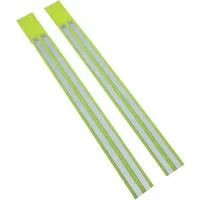 Paar Sicherheitsmanschetten mit Klettverschluss P2R gelb No Size