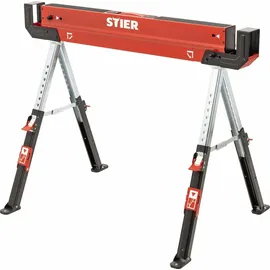 Stier Arbeitsbock Metall 590 kg mehrfarbig höhenverstellbar