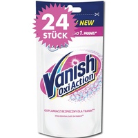 Vanish Oxi Action Kristallweiß Fleckenentferner Gel für weiße Wäsche, Fleckentferner ohne Chlor, 24 x 100ml (2400ml)