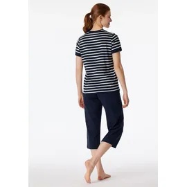SCHIESSER Schlafanzug Casual Essentials Blau 5XL