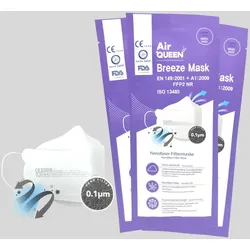 20x FFP2 Air Queen Breeze Atemschutz Masken Nanofilter Korea Toptec Mundschut...
