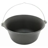 Grillplanet Holzkohlegrill Gulaschkessel 16 Liter Gusseisen, Nein