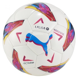 Puma Orbita LaLiga 1 MS Mini Soccer Ball, White