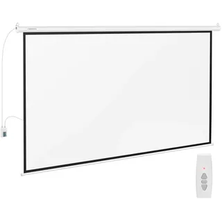 FROMM & STARCK Motorleinwand 133" Heimkino Leinwand Beamer elektrisch Fernbedienung 302x201 cm - 16:9