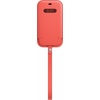 Lederhülle mit MagSafe für iPhone 12/12 Pro zitruspink (MHYA3ZM/A)