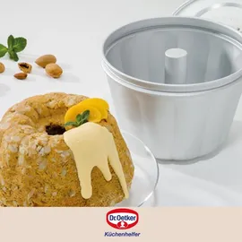 Dr. Oetker Wasserbadform Krautform aus Aluminium fassung 2500ml