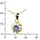 Ostsee-Schmuck Kette mit Anhänger Pia 6 mm Gold 333