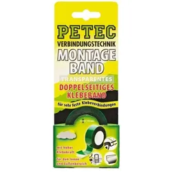 PETEC Power-Montageband transparent SB Klebeband Transparent  87192