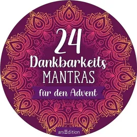 arsEdition Adventskalender in der Dose. 24 Dankbarkeitsmantras für den Advent