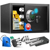 Kesser Elektronischer Tresor mit Fingerabdruck & Schlüssel / Zahlenschloss / keine Sicherheitsstufe