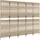 vidaXL Paravent 5-tlg. Beige Poly Rattan