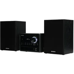 Aiwa MSBTU-300 schwarz Micro-HiFi-System 20W mit Bluetooth, CD, USB, FM-Radio, CD-Player