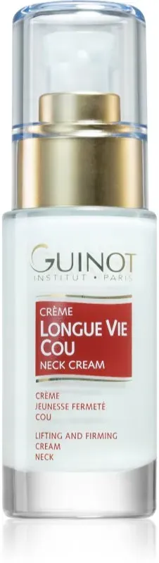 Guinot Longue Vie glättende und festigende Creme für ein gleichmäßiges Hautbild von Hals und Dekolleté 30 ml