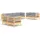 vidaXL Garten-Lounge-Set 8-tlg. grau Kiefer
