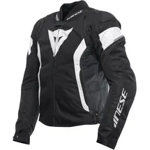 Dainese Avro 5 Textiljacke Schwarz/Weiß 50