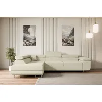 Altdecor Ecksofa mit Schlaffunktion und Bettkasten GUSA-L - 272x202x107