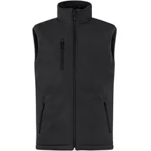 Clique Softshellweste Padded Vest (clean geschnittene, gepolsterte Softshell-Weste) schwarz Herren