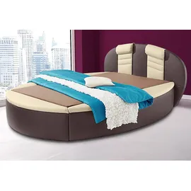 Westfalia Schlafkomfort Rundbett 200 x 230 cm Braun