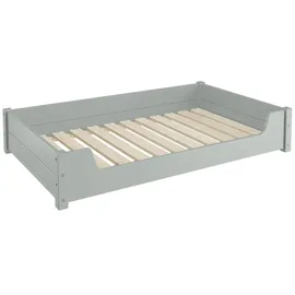 Erst-Holz Hundebett Kuscheliges Haustierbett 120 x 70 cm grau