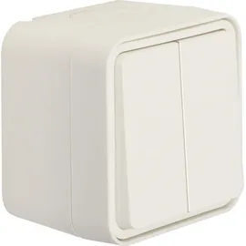 Berker Serienschalter AP W.1 polarweiß