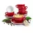 muvell Cappuccinotasse 0,2 l Rot 6 St.