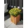 prestige home living outdoor Quadratischer Pflanzkübel 30 x 30 x 35 cm Braun