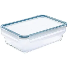Rotho CLIC & LOCK, Vorratsbehälter, Blau, Transparent
