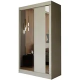 masseno Schwebetürenschrank Grazia 120 x 216 x 61 cm Gelb