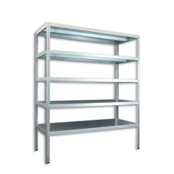 Geschraubtes Abstellraum Regal Biedrax 60 x 150 x 150 cm, verzinkt - 5 Fachböden