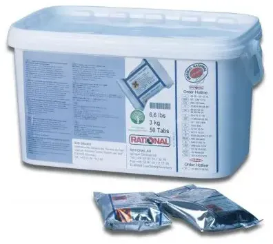 Rational Klarspüler Tabs 50 Stück Professional Klarspüler