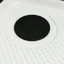 Aurlane Essential Round Komplettdusche mit Schiebetür 85 x 197 cm Schwarz