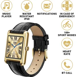 ICE-Watch ICE Smart 2.0 rectangular 1.41 Gold Black