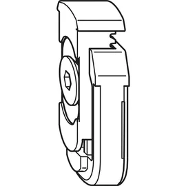 Winkhaus Rahmenteil Rt.dfe-tfe, Schließblech Sbs, silber