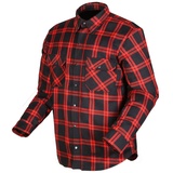 Modeka Colden Motorradjacke Shirt schwarz rot XL