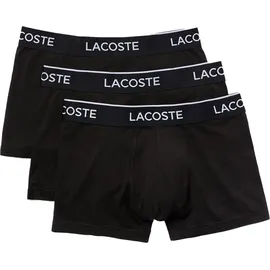 Lacoste Casualnoirs Low Rise black S 3er Pack