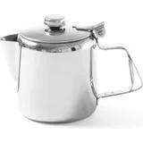 HENDI Kaffee-/Teekanne mit Klappdeckel, 0,6l, ⌀97x(h)142mm