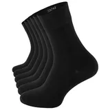 Clark Crown® Socken 6 Paar Schwarz 39-42