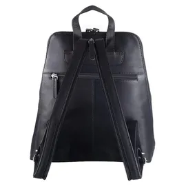 GREENBURRY Fiorentina City Rucksack Leder 31 cm Schwarz
