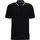 Boss Poloshirt Penrose 38 aus Baumwolle mit gestreiftem Kragen, slim fit schwarz XXL (54)