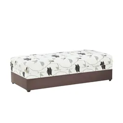 Polsterbett  Berkshire , weiß , Maße (cm): B: 93 H: 54