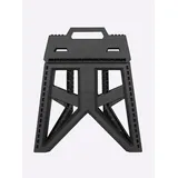 Trittleiter HEINE HOME, schwarz, B:39cm H:33,5cm, Kunstfaser, Leitern