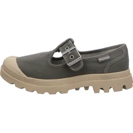 Palladium Unisex Pampa M Washed Mary Jane Flat, Vetiver, 41 EU
