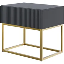 Selsey Nachtschrank Veldio 50 x 44 x 0 cm Schwarz