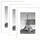Bilderrahmen Set Weiß 29,7x42 cm 3er Set